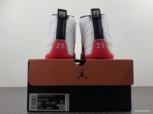 MaikeSneakers Cherry Jordan Retro Air 12 130690-110 0817